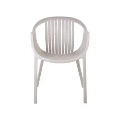 Beliani Eetkamerstoel NAPOLI - Beige Synthetisch Materiaal -LeenBakker Winkel 1000086371 0104