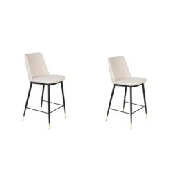Rein Living Lionel Counterstoel - Beige - Set Van 2