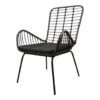 DS4U® Modo Rieten Lounge - Wicker - Zwart 1 DS4U® Modo Rieten Lounge - Wicker - Zwart -LeenBakker Winkel 1000088186