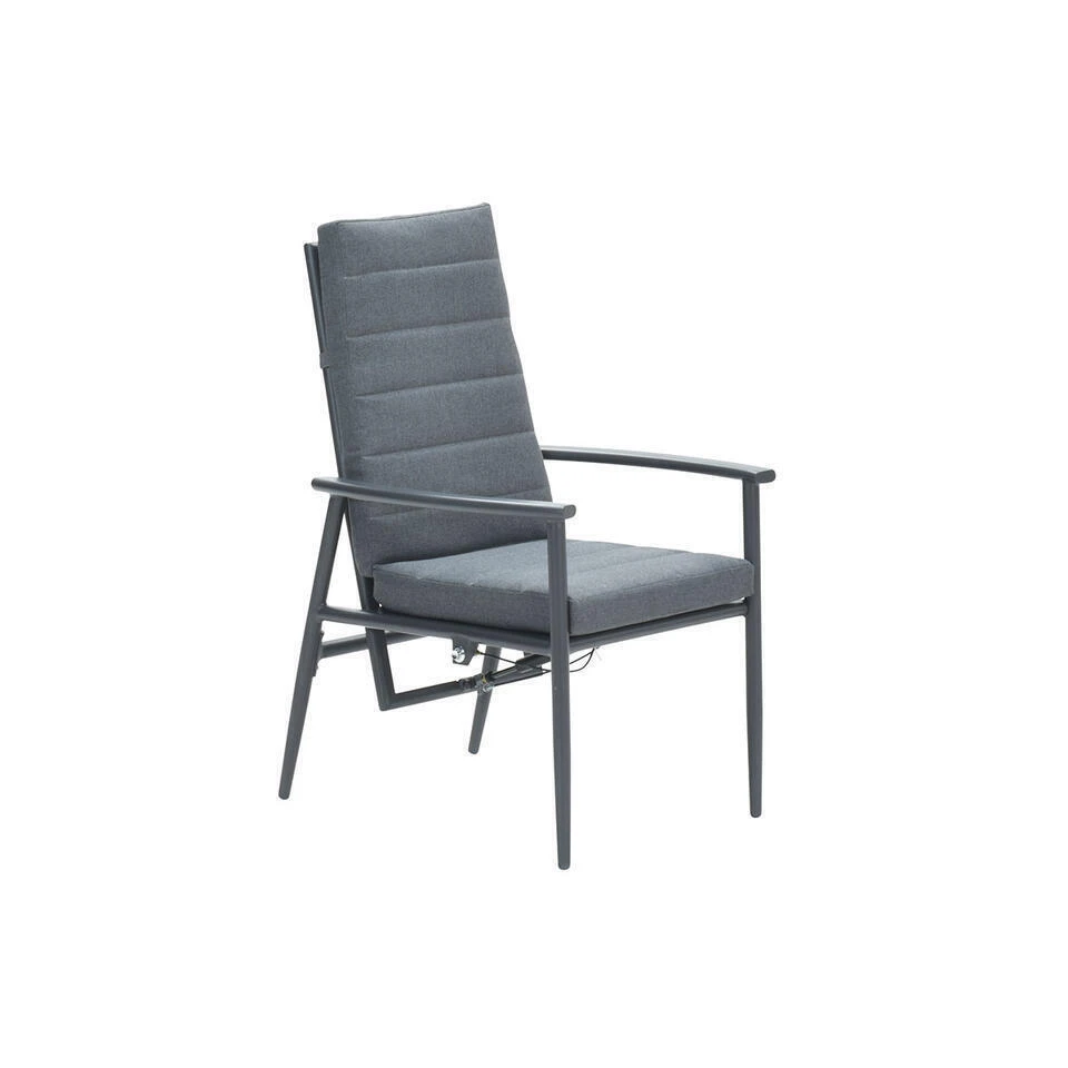 Garden Impressions Jerone Tuinstoel Verstelbaar - Donker Grijs 3 Garden Impressions Jerone Tuinstoel Verstelbaar - Donker Grijs