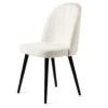 Charlie Eetkamerstoel - Stof - Wit -LeenBakker Winkel 1000089901
