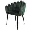 DS4U - Flower Eetkamerstoel Velvet Groen 2 DS4U - Flower Eetkamerstoel Velvet Groen -LeenBakker Winkel 1000089954