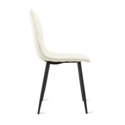 Eetkamerstoel Yerevan - Bouclé Ivoor 9 Eetkamerstoel Yerevan - Bouclé Ivoor -LeenBakker Winkel 1000090525 0104