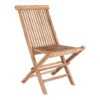 Giga Meubel Tuinstoel Teakhout - Naturel - 46x62x89cm - Stoel Toledo -LeenBakker Winkel 1000091189