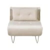 VESTFOLD - Slaapbank - Beige - Fluweel 1 VESTFOLD - Slaapbank - Beige - Fluweel -LeenBakker Winkel 1000091447