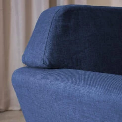 Industriële Fauteuil Roger Blauw - Stof - Blauw -LeenBakker Winkel 1000091496 0103