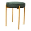 DS4U® Mika Velvet Kruk - Stof - Groen -LeenBakker Winkel 1000093827