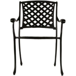 Tuinstoel Westminster - Aluminium - Zwart -LeenBakker Winkel 1000093879 0102