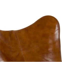 Buffalo Vlinderstoel Cognac - Leder - Bruin 7 Buffalo Vlinderstoel Cognac - Leder - Bruin -LeenBakker Winkel 1000094338 0103