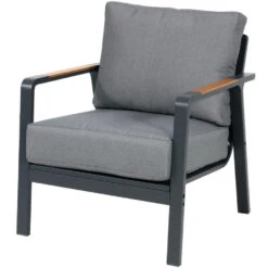 Loungestoel Mai Tai - Stof - Grijs