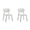 Furnihaus Eetkamerstoel Amalia Teddy Creme Set Van 2 -LeenBakker Winkel 1000096877