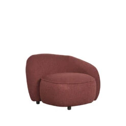 LABEL51 Fauteuil Livo Rechts - Winered - Boucle -LeenBakker Winkel 1000097887 0102
