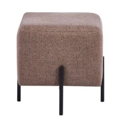 DS4U® Jorg Hocker 36x36x38cm - Stof - Bruin