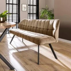 Ramon Eetkamerbank 180cm - Stof - Beige 6 Ramon Eetkamerbank 180cm - Stof - Beige -LeenBakker Winkel 1000098409 0101