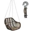 Van Der Leeden Rotan Hangstoel Fly Brown (L)66 X (B)65 X (H)49 Cm -LeenBakker Winkel 1000098803