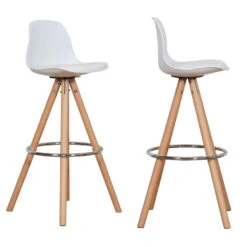 Happy Garden Stoelen TOBIAS - Wit - Plastic -LeenBakker Winkel 1000099397 0102