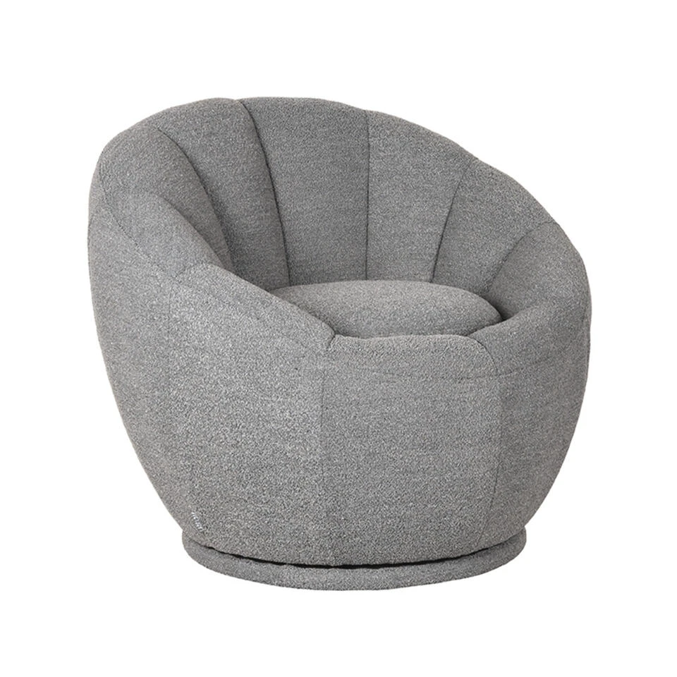 LABEL51 Fauteuil Crown - Grijs - Boucle 3 LABEL51 Fauteuil Crown - Grijs - Boucle