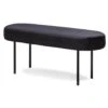Metalen Bank Met Zwarte Fluwelen Bekleding 1 Metalen Bank Met Zwarte Fluwelen Bekleding -LeenBakker Winkel 1000116220