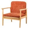 Fauteuil Van Massief Hout En Terracotta Stof 2 Fauteuil Van Massief Hout En Terracotta Stof -LeenBakker Winkel 1000116254