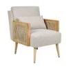 ORUM - Fauteuil - Lichtbeige - Rotan 1 ORUM - Fauteuil - Lichtbeige - Rotan -LeenBakker Winkel 1000119140