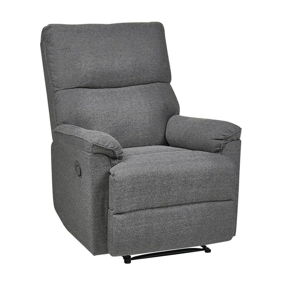 EVERTON - TV-fauteuil - Grijs - Polyester 3 EVERTON - TV-fauteuil - Grijs - Polyester