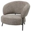 Fauteuil Stof Taupe - Excl. Armleuning - 85x85x70cm - Jennie