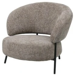 Fauteuil Stof Taupe - Excl. Armleuning - 85x85x70cm - Jennie