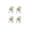 Hartman Le Soleil Element Dining Armstoel - Soft Taupe/Black - 4 St. -LeenBakker Winkel 1000122152