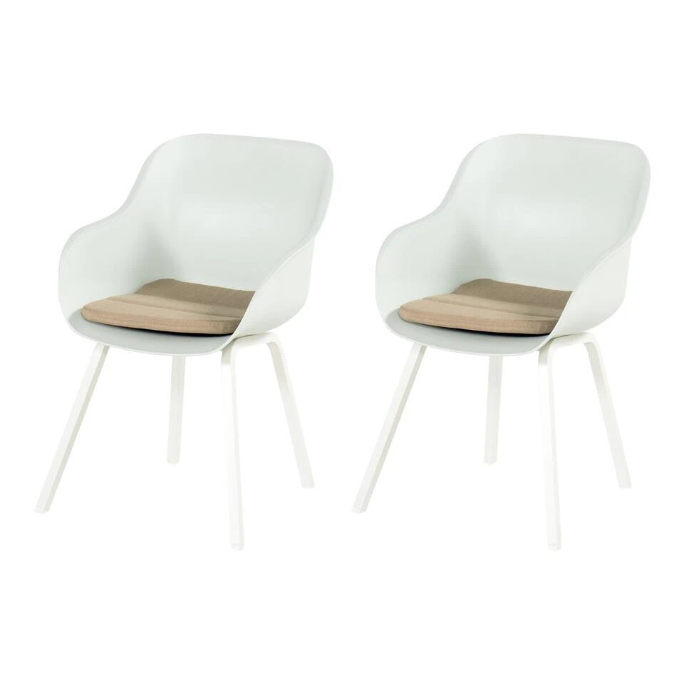 Hartman Le Soleil Element Dining Armstoel - Cotton White - 2 St. 3 Hartman Le Soleil Element Dining Armstoel - Cotton White - 2 St.