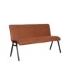 Vine Interior Eetkamerbank Paisley Cognac Microvezel 145x62x86