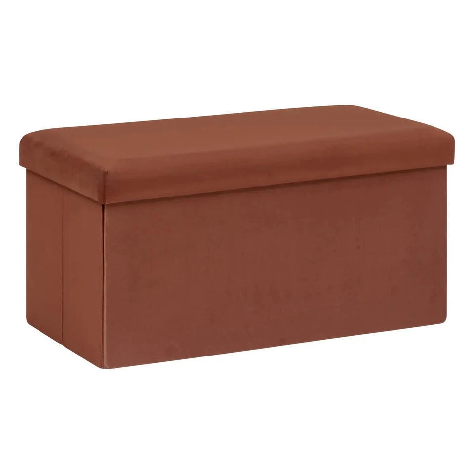 Atmosphera Poef/hocker - Opvouwbaar - Bordeaux Rood - 76 X 38 X 38 Cm 3 Atmosphera Poef/hocker - Opvouwbaar - Bordeaux Rood - 76 X 38 X 38 Cm