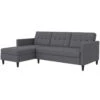 Hartford - 3-zits Hoekslaapbank In Grijs Stof -LeenBakker Winkel 1000127049