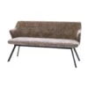 Eetkamerbank Rechthoek - Taupe Stof - 160x60x88cm - Taylor -LeenBakker Winkel 1000127224