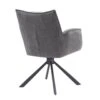 Eetkamerstoel Antraciet Stof - Draaibaar - 65x59x86cm - Select Marilla - Giga -LeenBakker Winkel 1000132893
