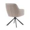 Eetkamerstoel Beige Stof - Incl. Rugleuning - Select Avola - Set Van 2 -LeenBakker Winkel 1000132897