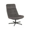 LABEL51 Fauteuil Alvar - Antraciet - Cosmo - 57x53x83 Cm -LeenBakker Winkel 1000133850