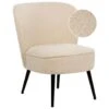 VOSS - Fauteuil - Lichtbeige - Bouclé -LeenBakker Winkel 1000138245
