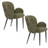 Housecraft Living Alaz Eetkamerstoelen Groen - Set Van 2 1 Housecraft Living Alaz Eetkamerstoelen Groen - Set Van 2 -LeenBakker Winkel 1000139134
