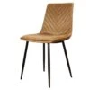 DS4U - Gaby Eetkamerstoel Velvet Goud -LeenBakker Winkel 1000141157
