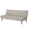 Slaapbank 3-Zits - Beige Stof - Zithoogte 43cm - 181x83x81cm - Mali -LeenBakker Winkel 1000142544