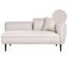 CHEVANNES - Chaise Longue - Beige - Polyester 2 CHEVANNES - Chaise Longue - Beige - Polyester -LeenBakker Winkel 1000142976
