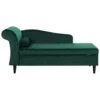 LUIRO - Chaise Longue - Groen - Linkerzijde - Fluweel 2 LUIRO - Chaise Longue - Groen - Linkerzijde - Fluweel -LeenBakker Winkel 1000143002
