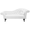 LATTES - Chaise Longue - Wit - Rechterzijde - Kunstleer 1 LATTES - Chaise Longue - Wit - Rechterzijde - Kunstleer -LeenBakker Winkel 1000143019