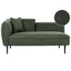 CHEVANNES - Chaise Longue - Donkergroen - Linkszijdig - Polyester -LeenBakker Winkel 1000143037