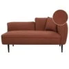 CHEVANNES - Chaise Longue - Donkerrood - Bouclé -LeenBakker Winkel 1000143042