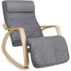Parya Home Fauteuil Schommelstoel Grijs -LeenBakker Winkel 1000143234