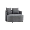 Fjôrd Loveseat Teddy Grijs - Zithoogte 40cm - 118x118x72cm - Kelso -LeenBakker Winkel 1000143319