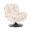 NOLVIK - Fauteuil - Beige - Fluweel 2 NOLVIK - Fauteuil - Beige - Fluweel -LeenBakker Winkel 1000144254