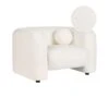 LEIREN - Fauteuil - Wit - Bouclé 2 LEIREN - Fauteuil - Wit - Bouclé -LeenBakker Winkel 1000144421