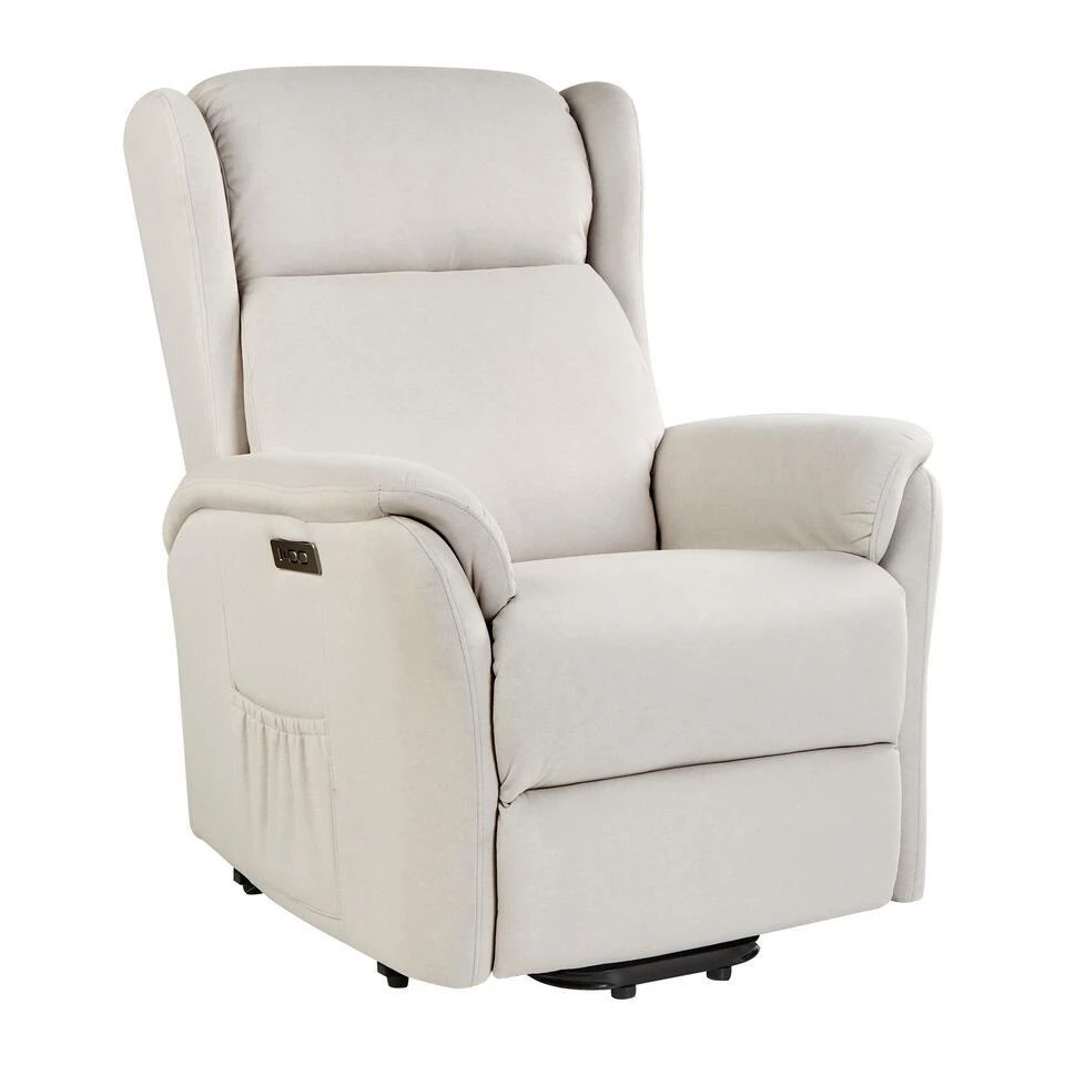 ELEGY - Verstelbare Fauteuil - Crème - Polyester 3 ELEGY - Verstelbare Fauteuil - Crème - Polyester